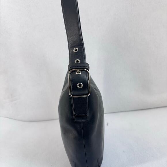 Coach Legacy Slim Duffle 9326 Black Leather Crossbody Shoulder Bag Vintage Y2K - Picture 14 of 16